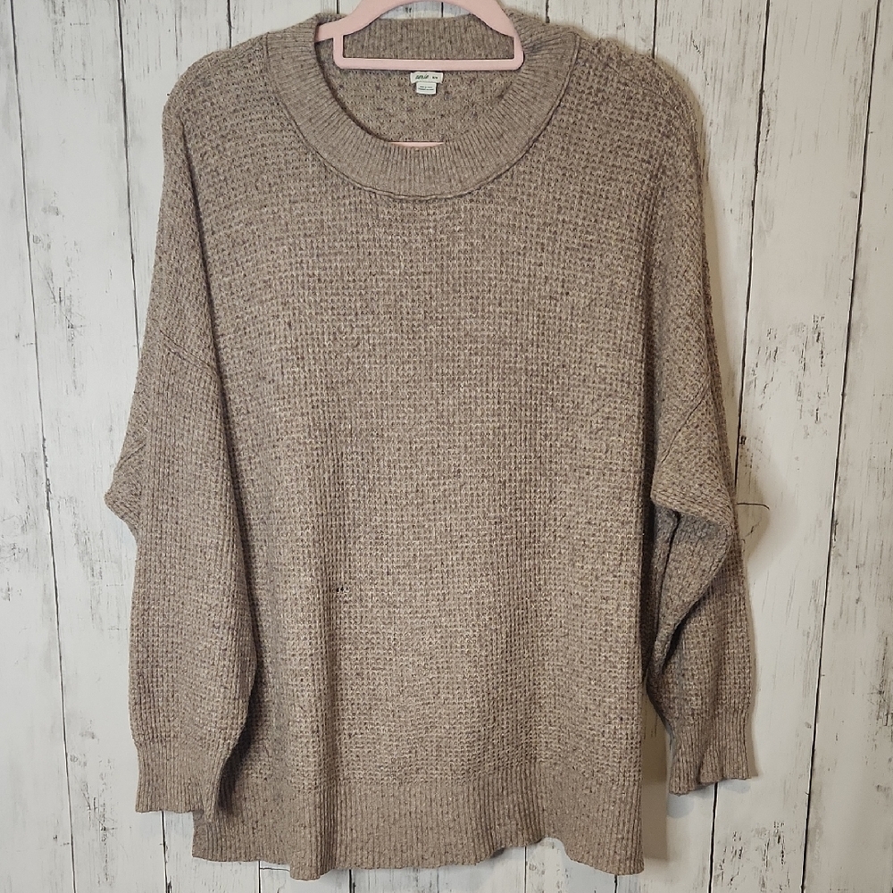 Cozy Knit Women's Sweater - Brown
